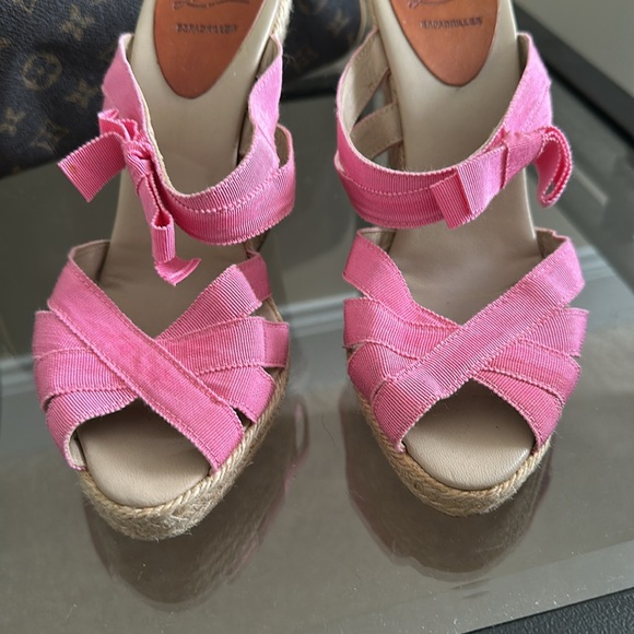 Christian Louboutin Pink Espadrilles EU38 - Picture 4 of 14